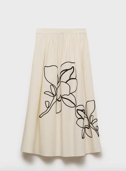 Mango - Jupe en coton - 59,99€