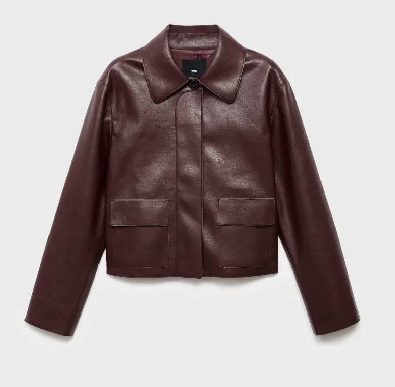 Mango - Veste effet cuir - 59,99€