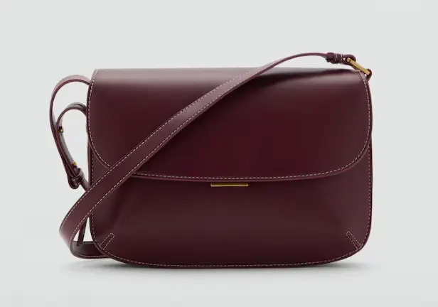 Mango - Sac bordeaux - 49,99€