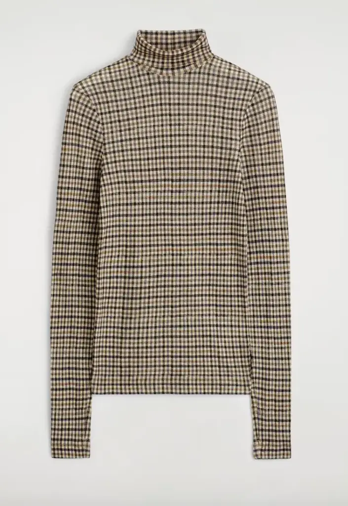 COS - Tee-shirt à carreaux en laine - 49€