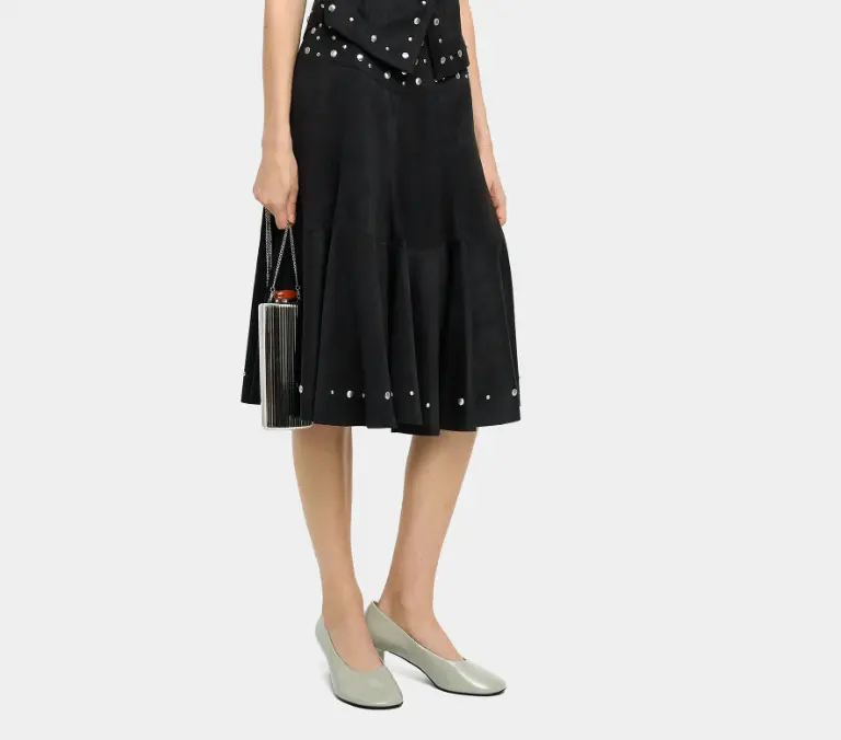 Parfois - Jupe midi à clous - 69,99€