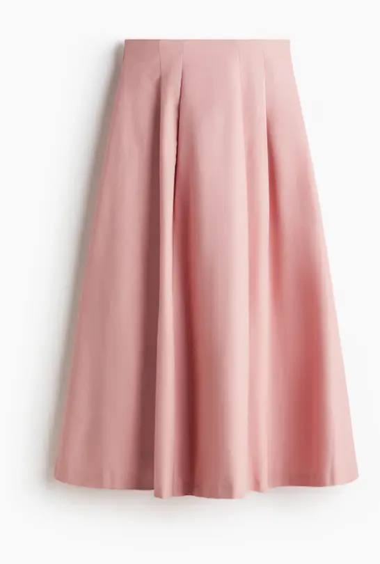 H&M - Jupe rose plissée - 59,99€