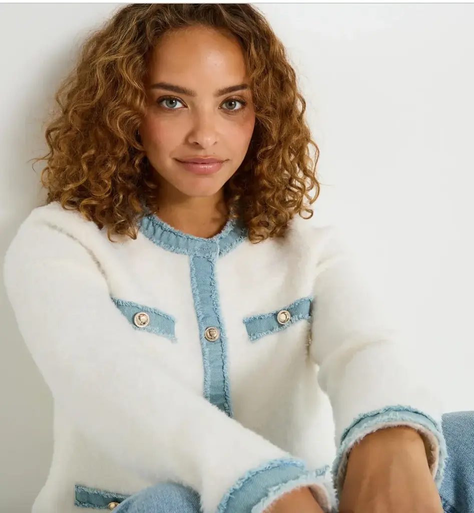 Grain de Malice - Gilet denim - 42,99€