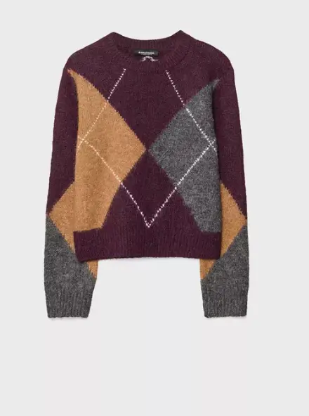 Stradivarius - Pull losanges - 32,99€