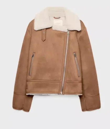 Stradivarius - Blouson en suédine - 59,99€