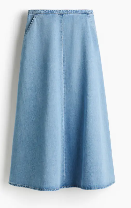 H&M - Jupe en jean longue - 34,99€