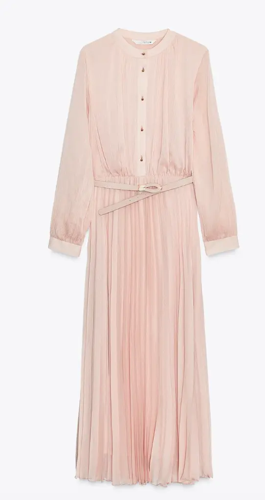Zara - Robe plissée - 55,95€