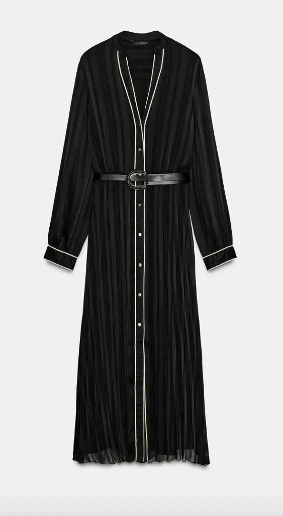 Zara - Robe plissée - 55,95€