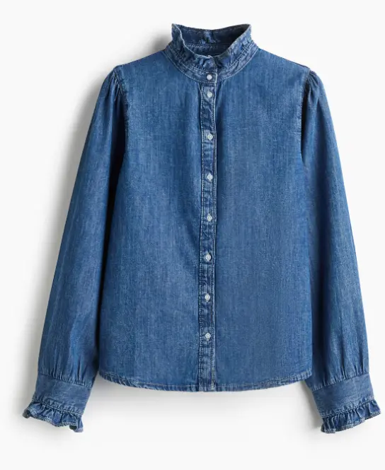 H&M - Chemisier en jean - 24,99€