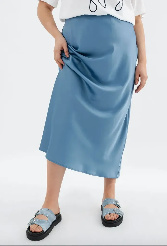 Gémo - Jupe en satin  - 14,99€