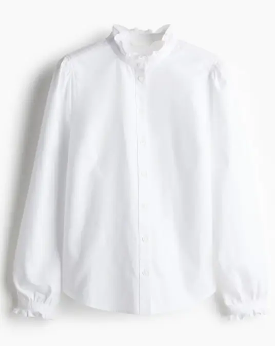 H&M - Chemisier blanc - 22,99€