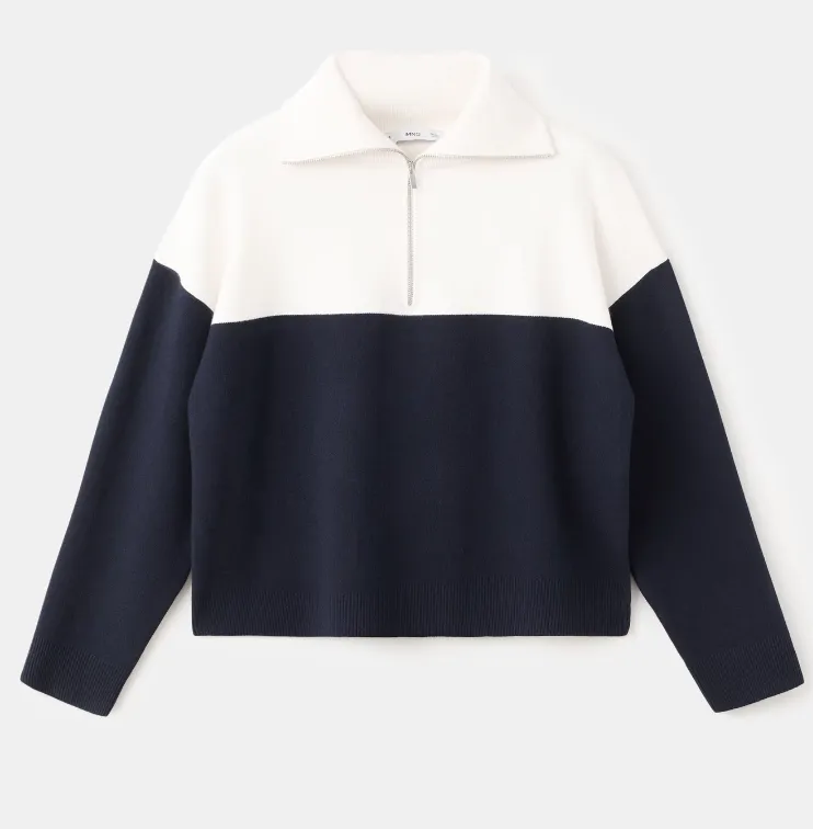 Mango - Pull bicolore - 39,99€