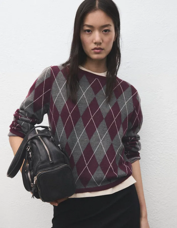 Mango - Pull losanges- 45,99€