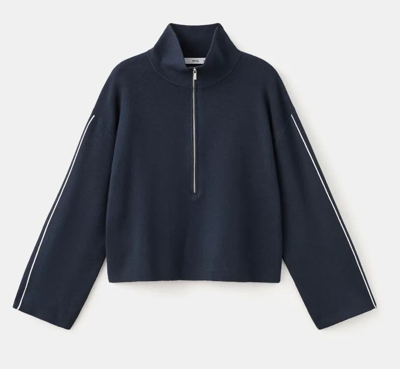 Mango - Pull à col zippé - 39,99€