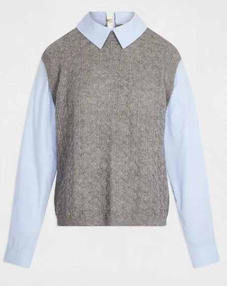 Morgan - Pull chemise - 55€