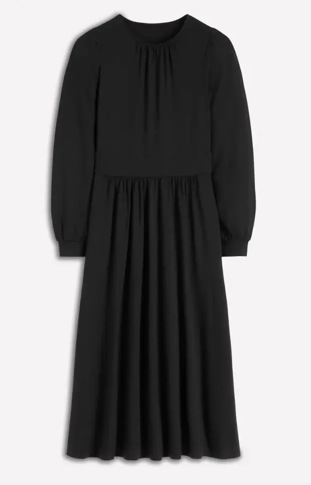 BODEN - Robe noire midi - 120€