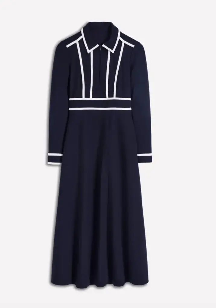 BODEN - Robe élégante bleue marine - 180€