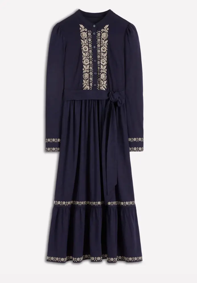 BODEN - Robe bohème bleue - 170€