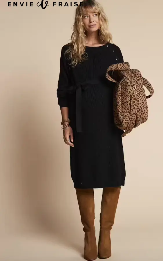 Envie de Fraise - Robe pull grossesse et allaitement - 45.99€