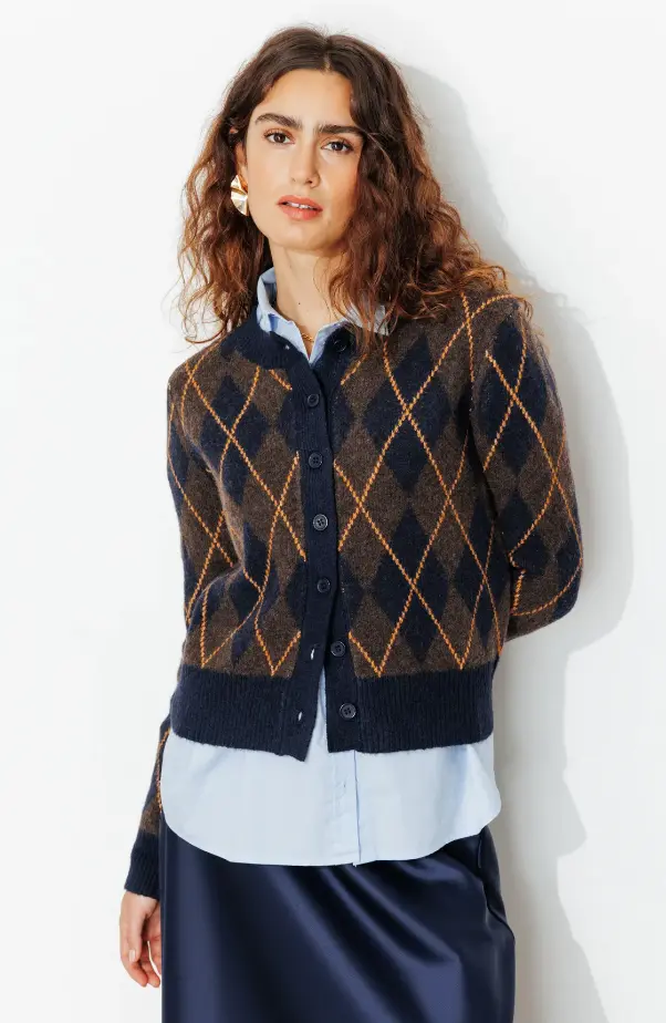 Promod - Cardigan court losanges - 39,99€