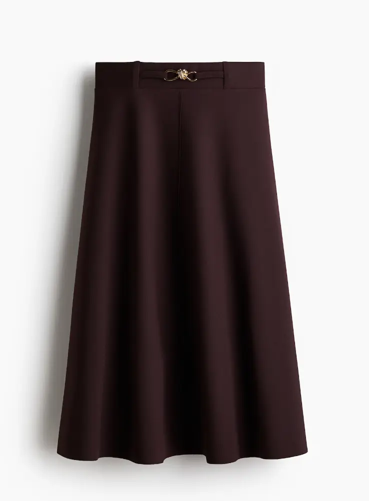 H&M - Jupe bordeaux - 19,99€