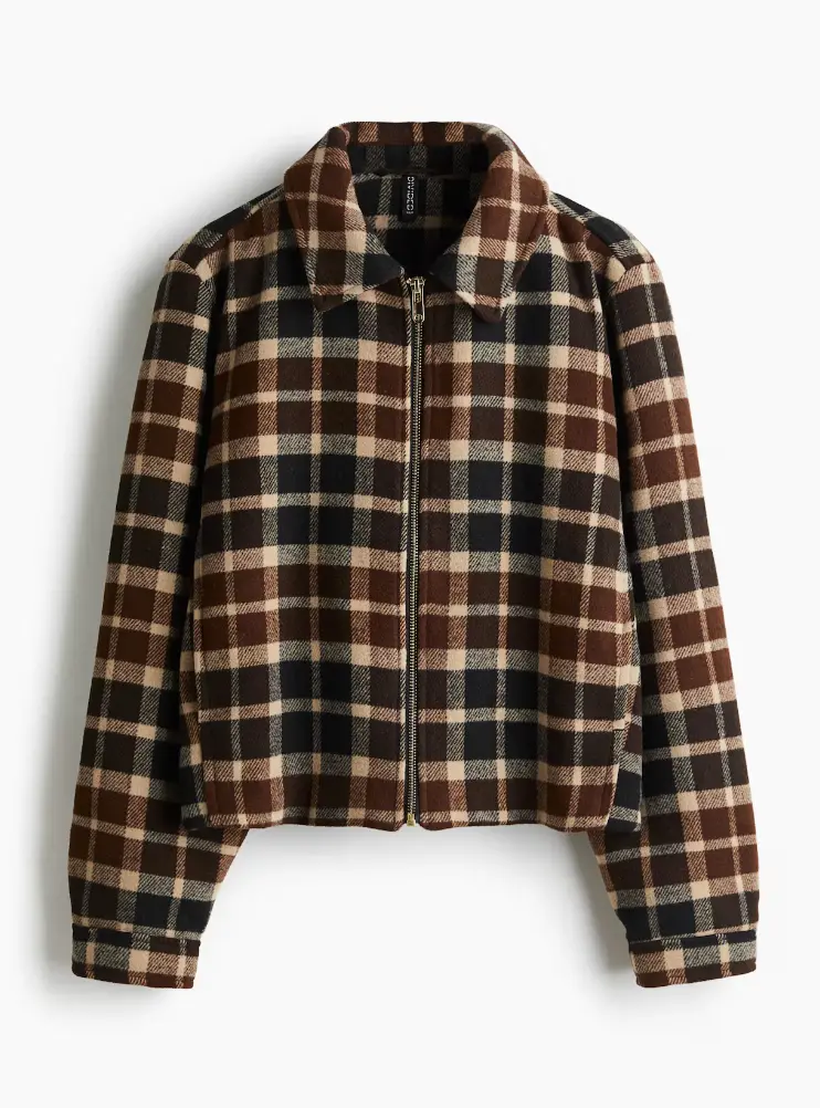 H&M- Veste à carreaux - 59,99€